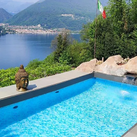 Hébergement de vacances Private Eco Retreat For Two -pool- - Hot Tub - Design And View Maccagno