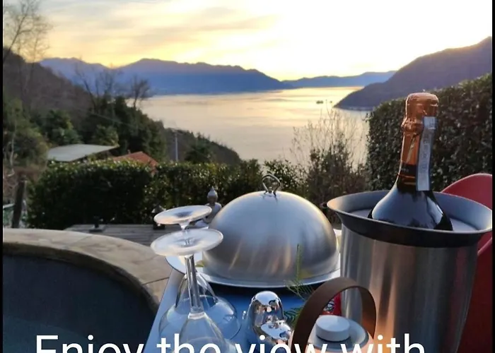 Private Eco Retreat For Two - Hot Tub - Design And View Hébergement de vacances Maccagno